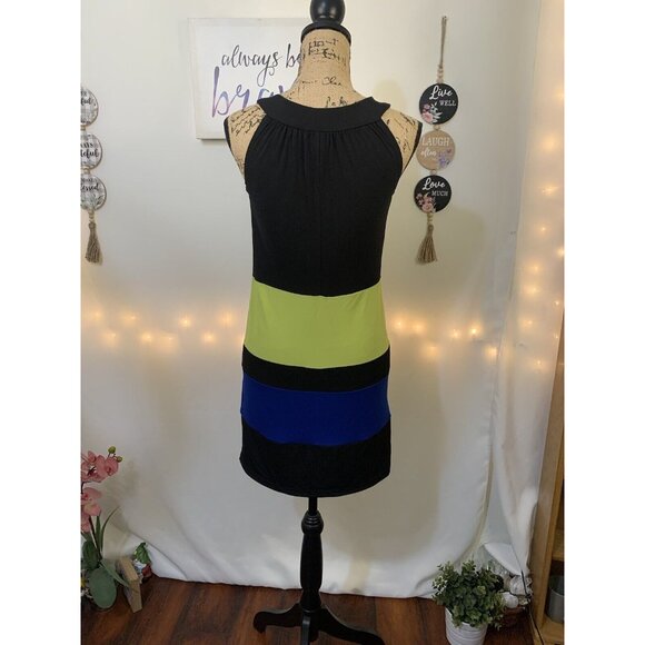 (C-74) Sweet storm short sleeves‎ womens dress size S color black.green, blue - Picture 5 of 8